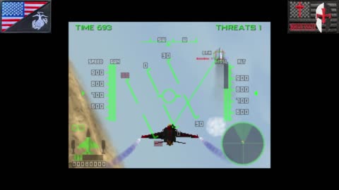 AeroFighters Assault [Practice Mode - VS AI Pilot] (N64 - 1997) [NA Version of "エアロ・ファイターズ・アサルト"]