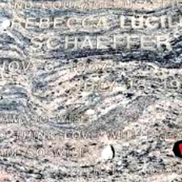 FAMOUS GRAVES - VOL. 167: REBECCA SCHAEFER