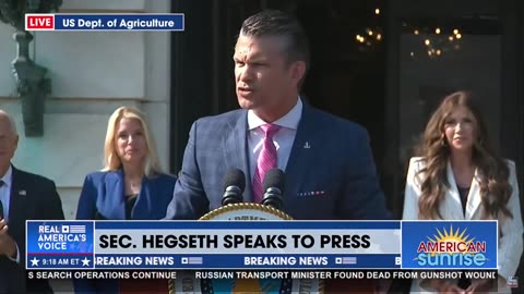 SEC. HEGSETH: AMERICA FIRST