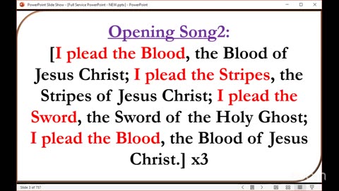 The Narrow Way Christian Church of God - BIBLE-READING and Prayer Service - Sunday 01/06/2025