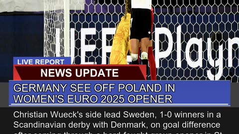 Germany See Off Poland in Womens Euro Opener