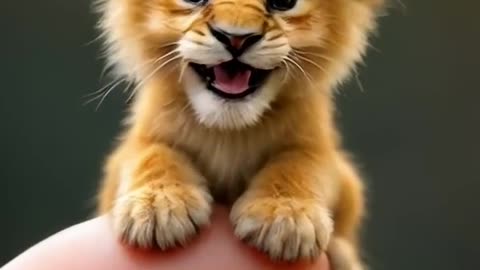 Cute Animal Planet Kitten Peacock Monkey Lion Sheep