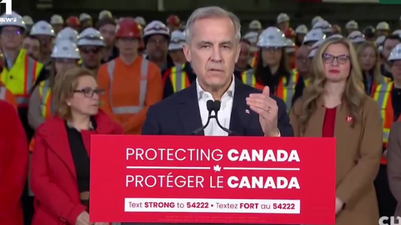 Mark Carney Blames Conservatives For Broken Military