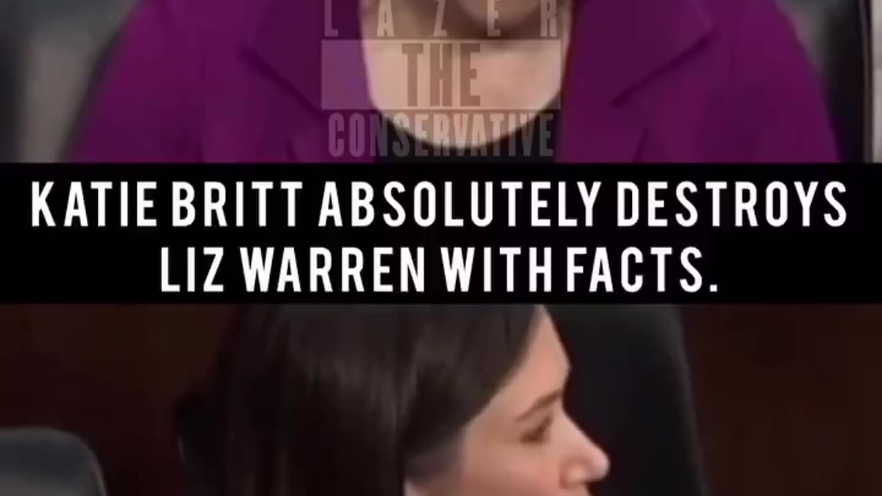 Katie Britt tears Pocahontas a new one