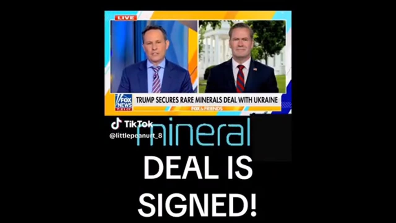 Ukrain Mineral Deal .. done! ..