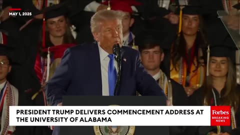 'These Are Big Tasks Before You': Trump Urges Action On Pressing Issues From Alabama Graduates