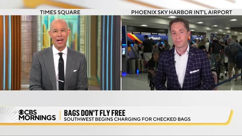 Here's how much checked bags will now cost on Southwest as airline implements new policy