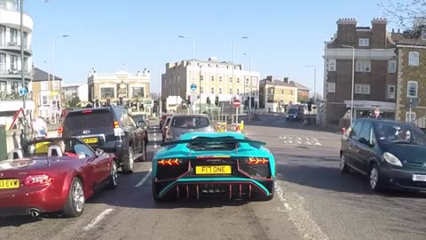 Prank Woman with Lamborghini Aventador