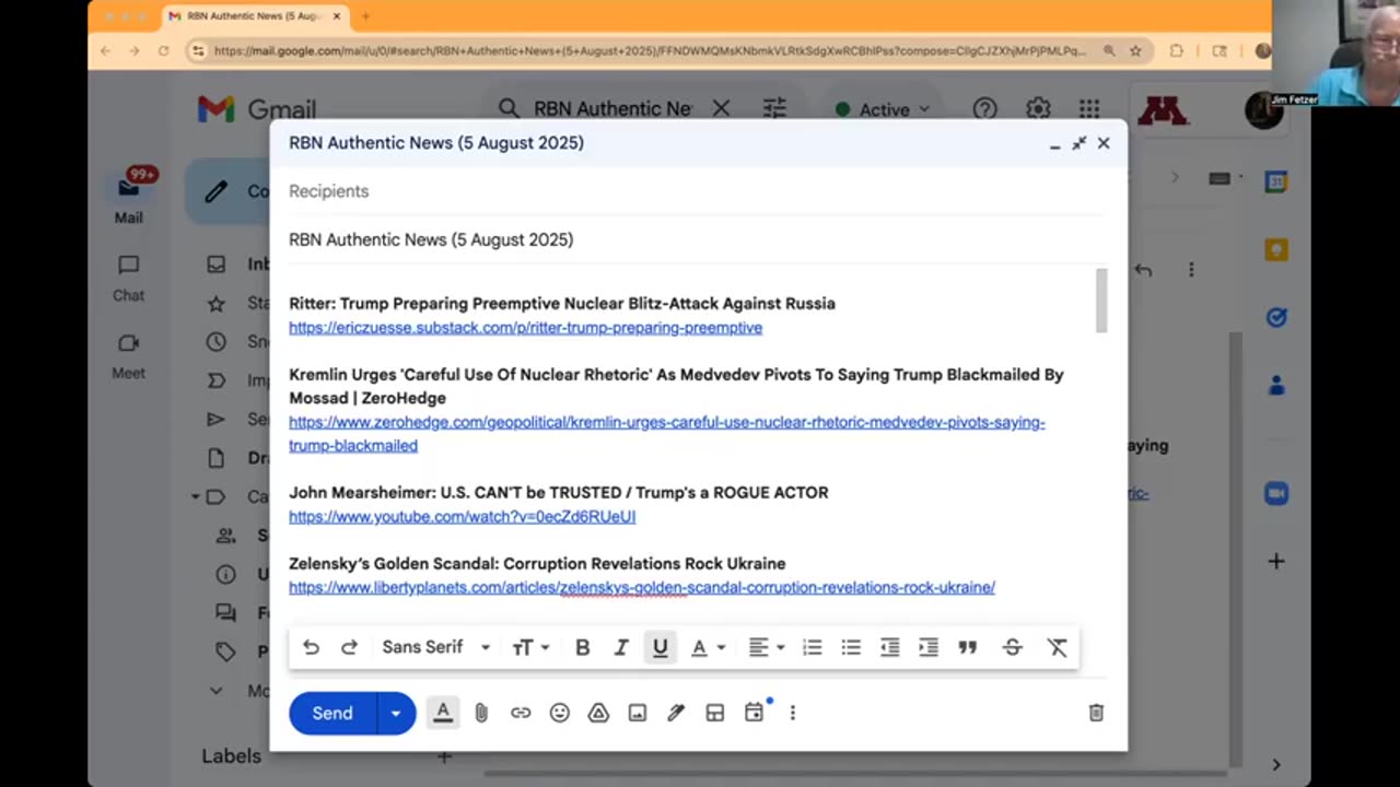 RBN Authentic News (5 August 2025)