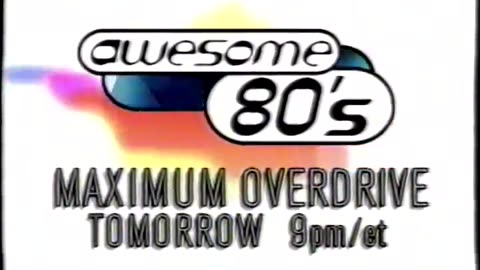 1998 TNT Maximum Overdrive Awesome 80s Promo Commercial