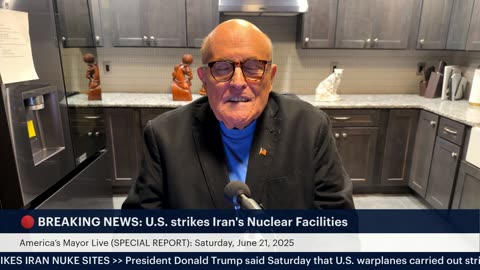 America’s Mayor Live (SPECIAL REPORT): The United States Strikes Iran's Nuclear Facilities