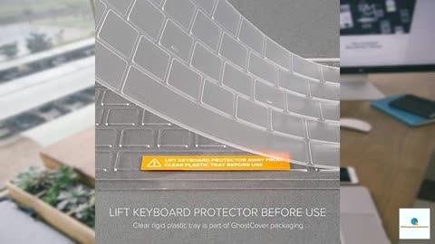 GhostCover Original Premium Ultra Thin Keyboard Cover Protector, Compatible with 2025 2024