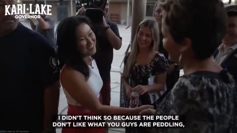 Remember when Kari Lake body slammed the Fake News CNN reporter