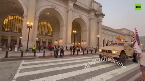 National guard out across DC