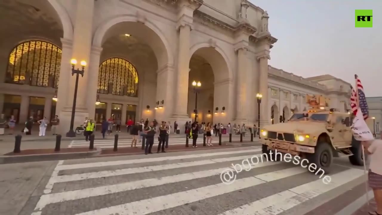 National guard out across DC