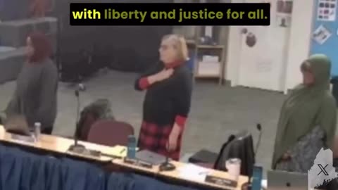 Somalian school board members at Portland Public Schools in Maine REFUSE to recite