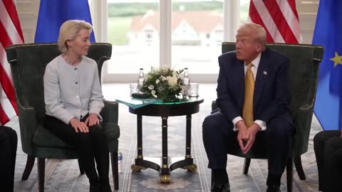 President Trump just humiliated globalist puppet Ursula von der Leyen