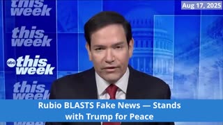 Marco Rubio SHREDS Fake News