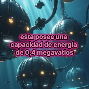 Esferas en el fondo marino que guardan el exceso de energía.