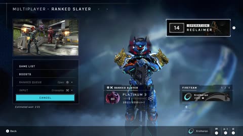 Quick Halo infinite Match
