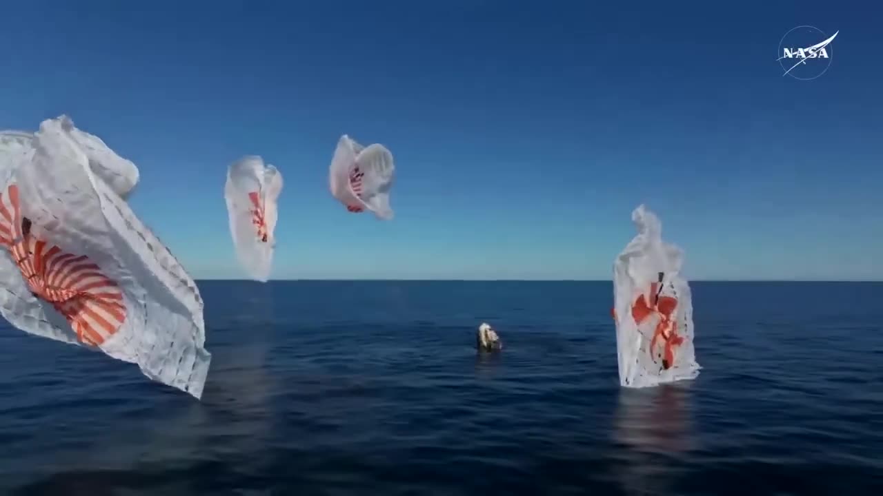 SPLASHDOWN! NASA SpaceX Crew 9 | Butch & Suni Return