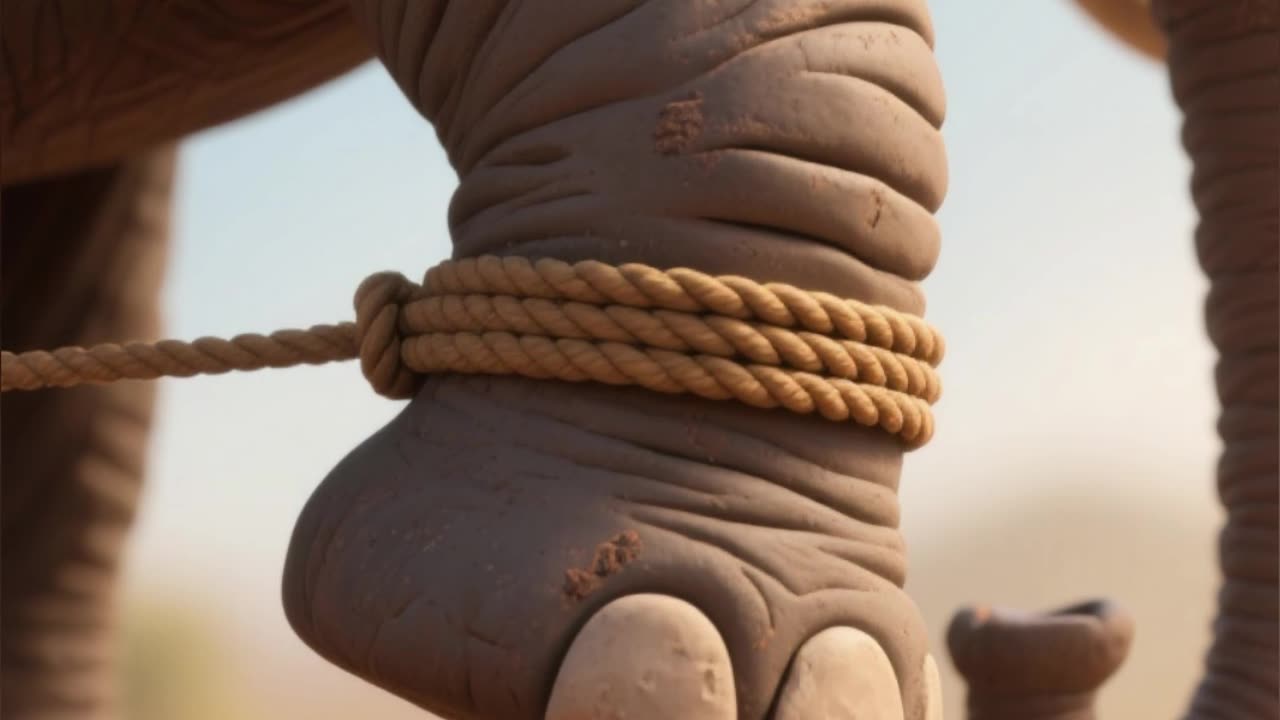 The Elephant and the Rope | Long English Moral Story