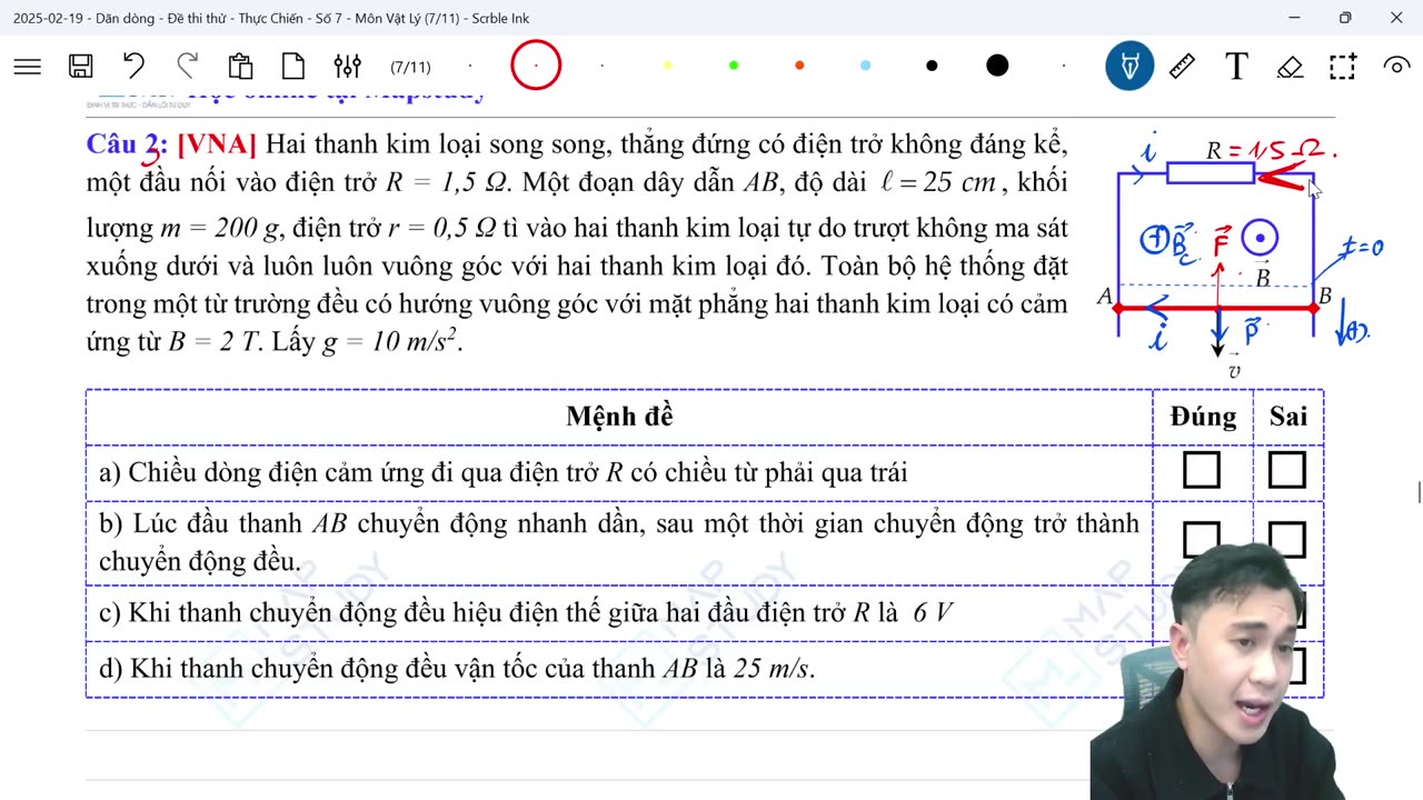 Chữa đề thực chiến số 7 Thầy VNA