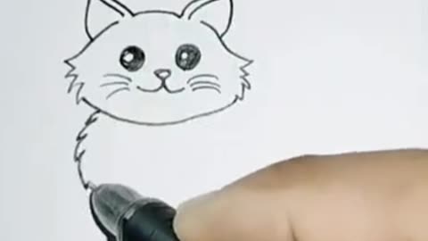 Cat art video
