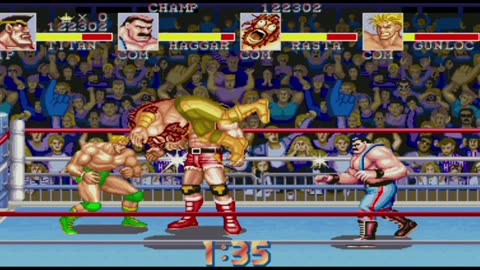 Titan + Haggar vs Rasta + Gunloc Tag Team Battle
