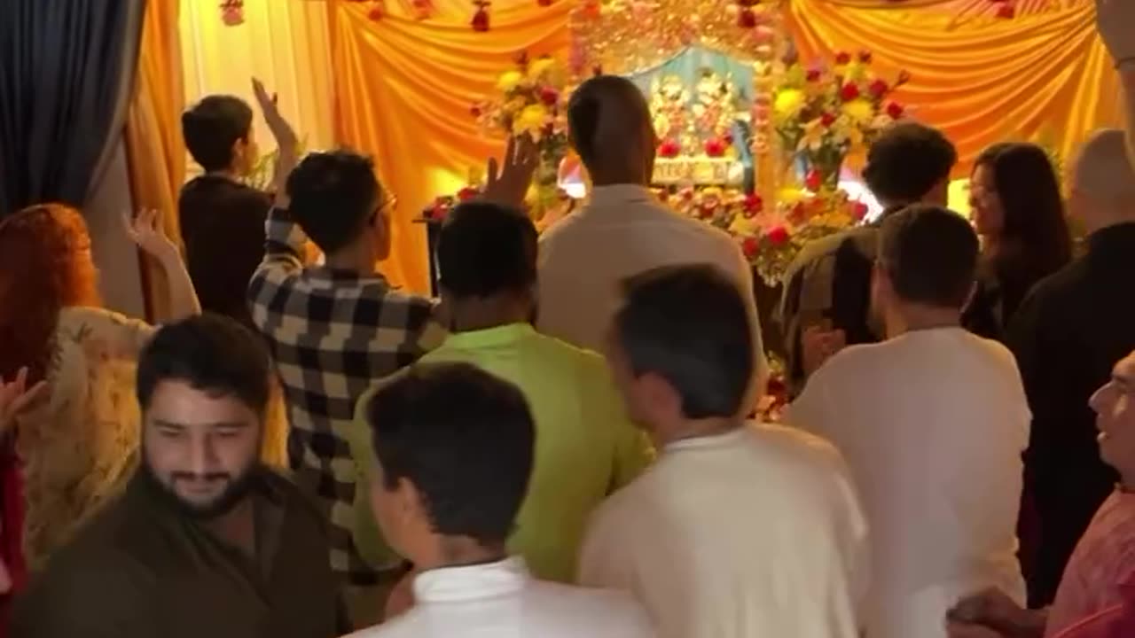 Temple kirtan at Iskcon Bogota, Colombia September 2025