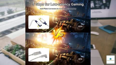 Aukelan Link Cable 10ft Compatible for Quest2/Pro/Pico4 Accessories, VR Link Cable for PC/