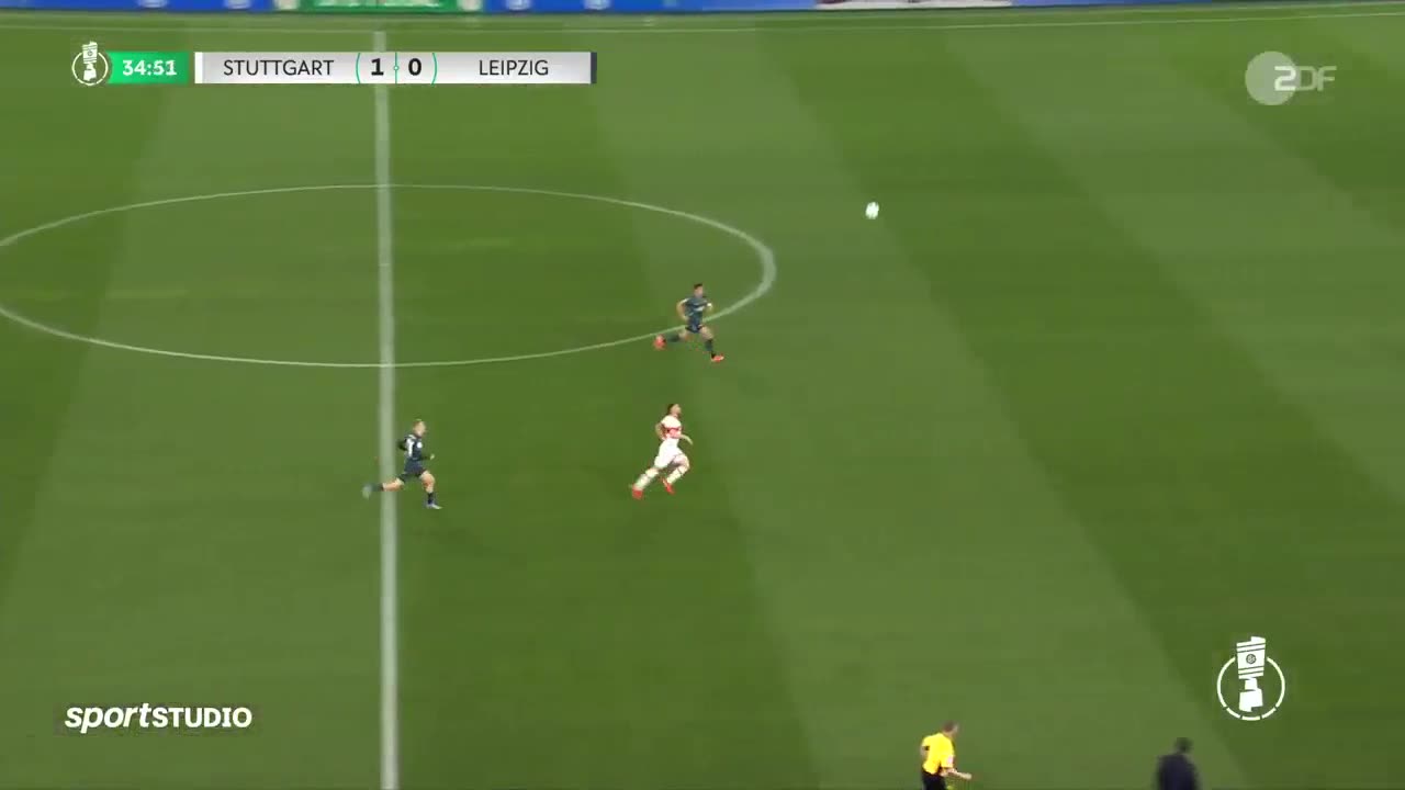 Stuttgart - Leipzig 3:1 | 02. 04. 2025 | DFB Cup