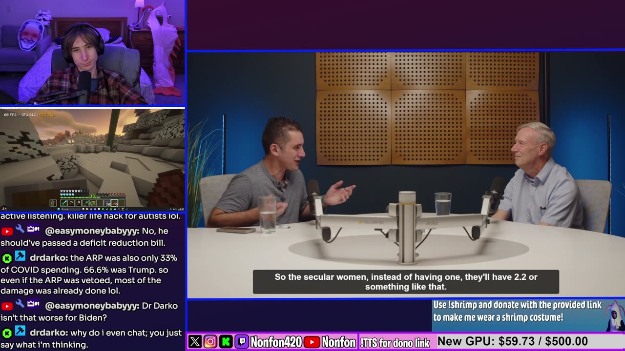 Weird Inflation Data | Chillin' | Chattin' | Econ | Minecraft | !tts !discord