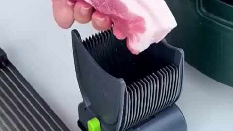 Fresh Meat Slicer Thickness Adjustable