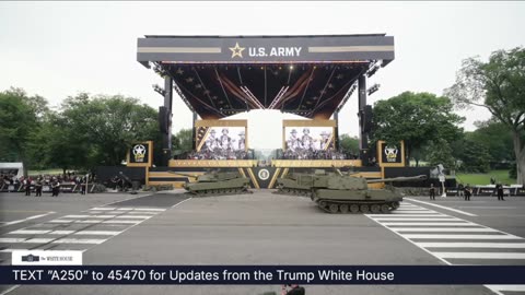 Gulf War era tanks roll down the streets of D.C. for Trump's military parade.
