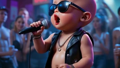 cute baby rapping #gang gang # Bang
