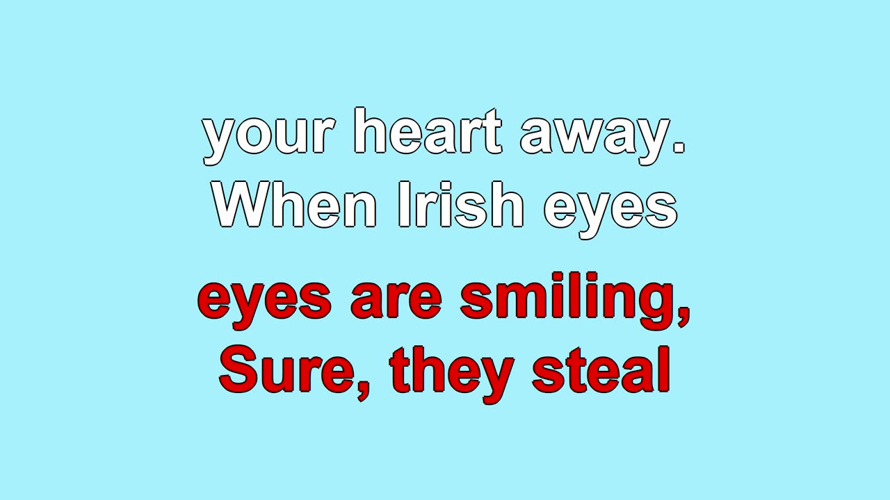 When Irish eyes are Smiling (1912)
