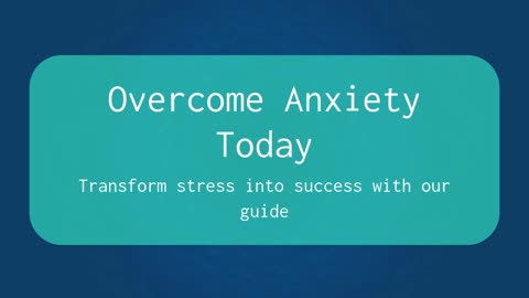 Overcoming Anxiety. How To Struggling And Start Living