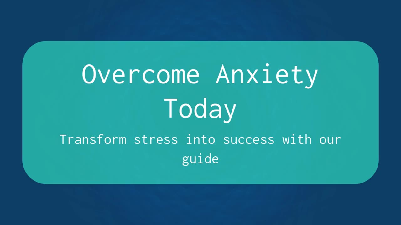 Overcoming Anxiety. How To Struggling And Start Living