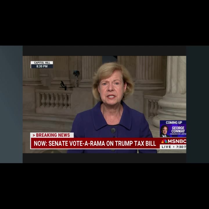 Tammy Baldwin (D): 17 Million Will Lose Healthcare Under Trump’s BBB — Blames Work Requirements
