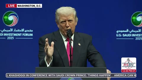 WATCH: President Trump Delivers Remarks at the U.S. - Saudi Investment Forum - 11/19/25