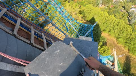 Anfang und Endort - Teil 32 - 27.08.2025 - Schuppendeckung Wasserturm Paunsdorf