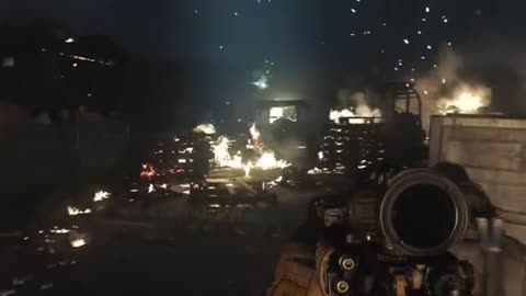 war at night in the middle of the forest