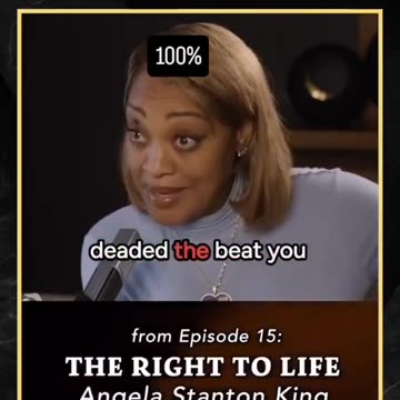 I agree with her 100% I'm so tired of the double standard!