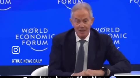 Tony Blair Pimps Digital IDs & Multiple Vaccines For The WEF