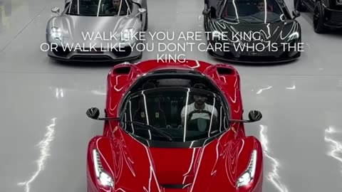 Walk like you are the KING