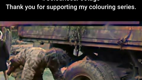 End of the Line US Soldier Smashes Enemy Rifle #ColourisedHistory