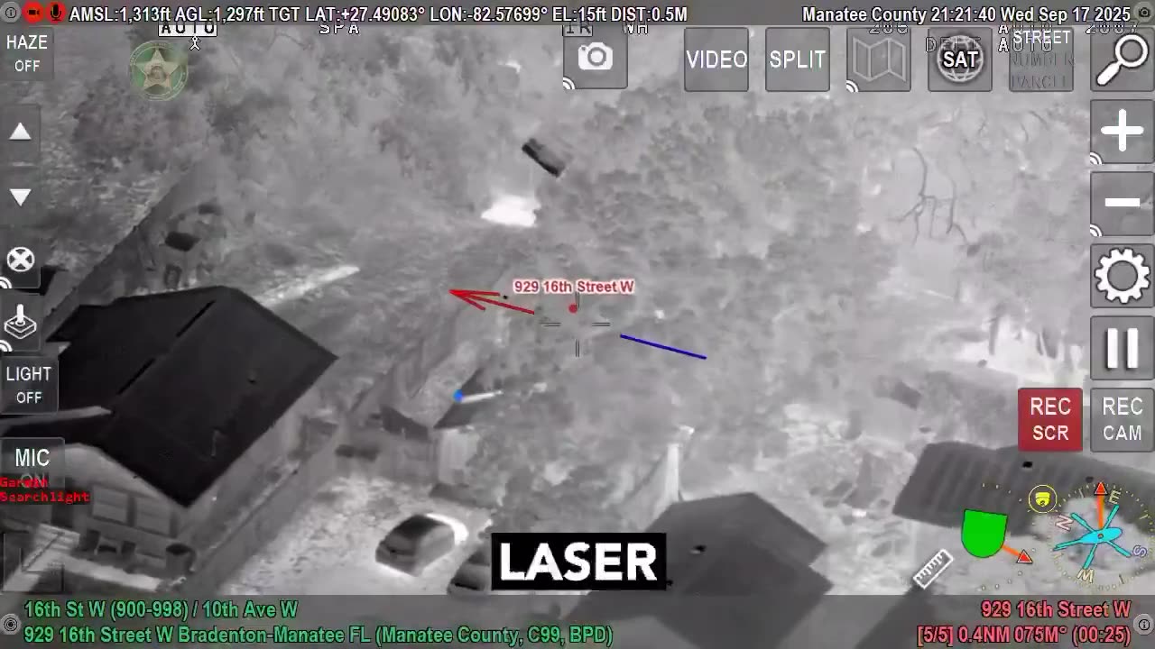 WATCH: Florida man arrested after pointing laser at Sheriff's department helicopter