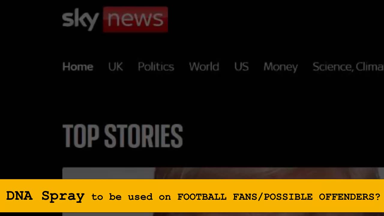 SKYNEWS reporting......DNA Spray for use on US!