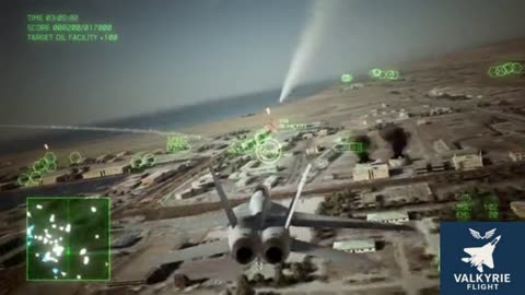 My jet went down in Ace Combat
